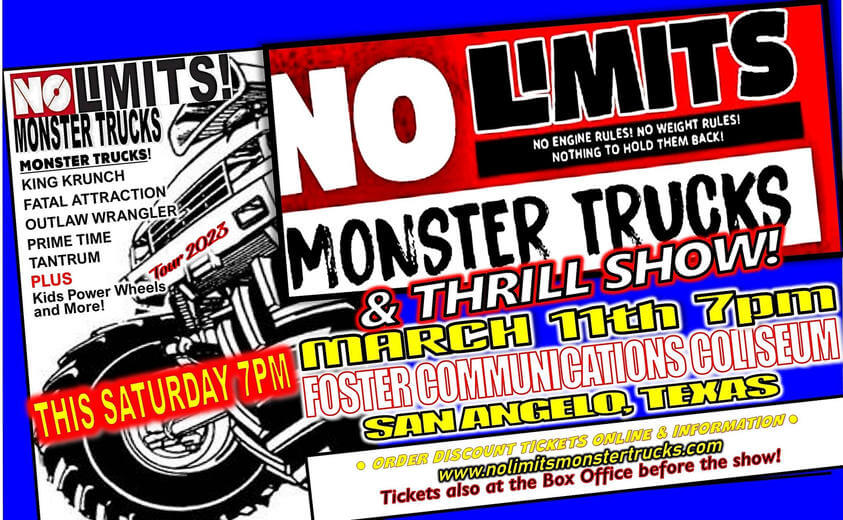 No Limits Monster Truck Show Discover San Angelo