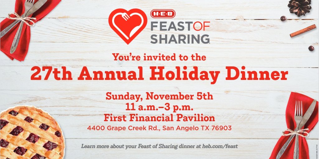 HEB Feast of Sharing Discover San Angelo