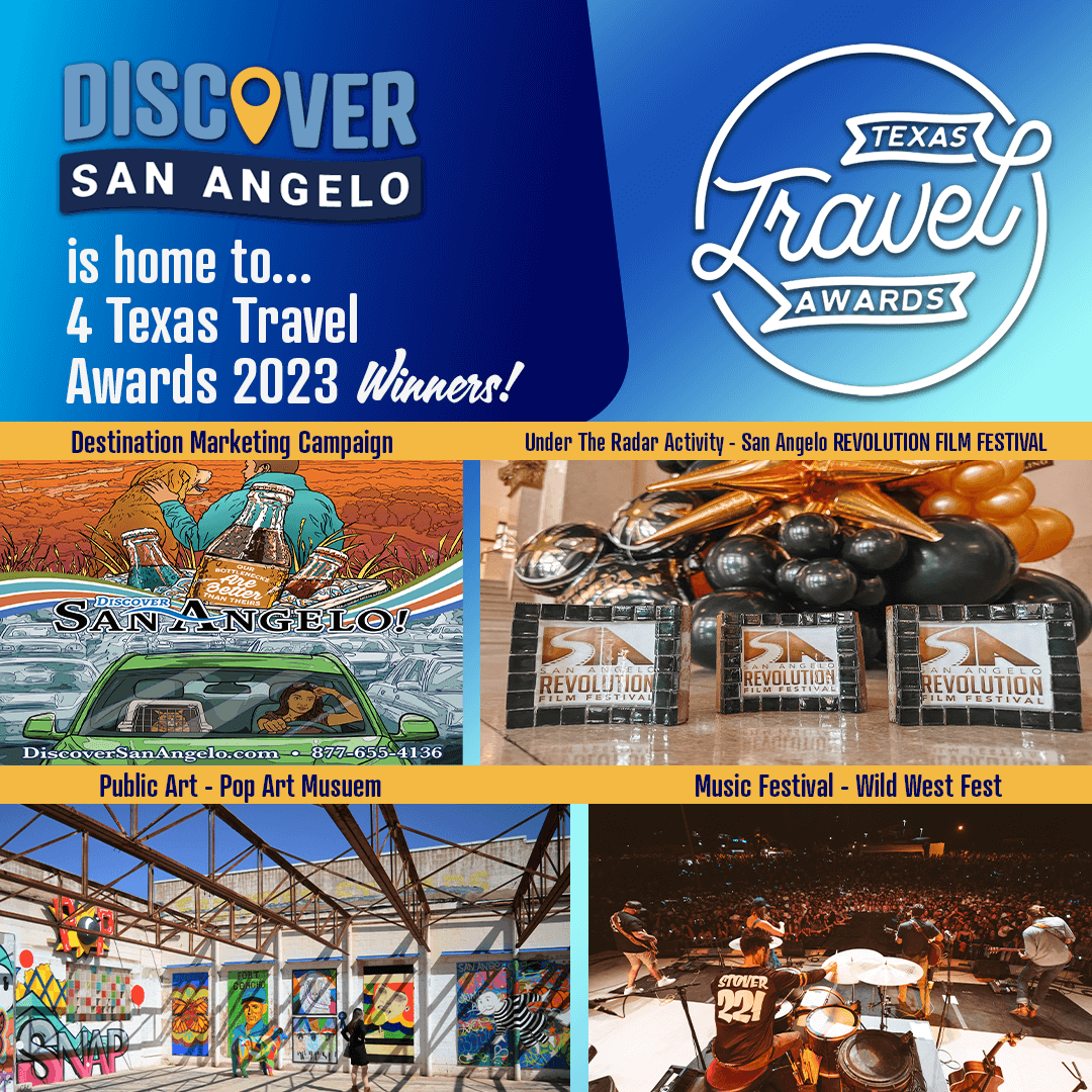 San Angelo Wins 4 Texas Travel Awards!
