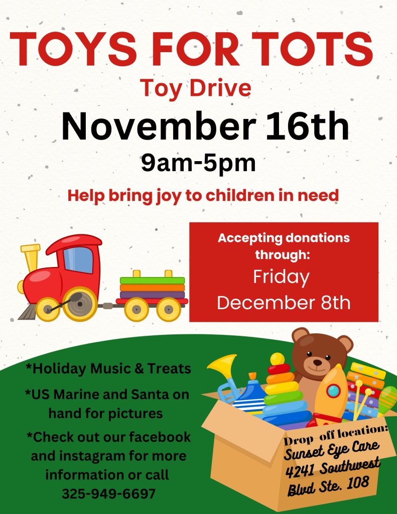 Toys For Tots Diser San Angelo